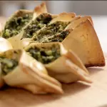Espinaca y queso