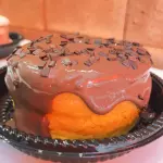 Vulcão de Cenoura com Chocolate