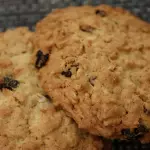Galleta de avena horneada