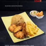 M40-Chicharron de pollo y papa frita