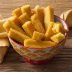 porção polenta frita