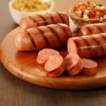 Linguiça de frango assada