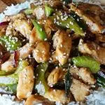 Pepper garlic chicken