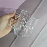 Vaso vidrio transparente