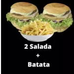 2 SALADAS + BATATA