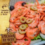 Camarão ao alho e óleo  350 gramas