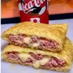 Pastel calabresa c/ queijo
