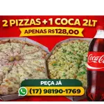 2 PIZZAS + 1 COCA 2LT
