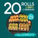Promo Sushi Frio - 20 Rolls