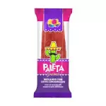 Paleta Morango com Leite Condensado