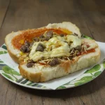35. hot dog c/ carne e queijo