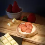 Chocolate Branco com Morangos