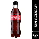 COCA COLA SIN AZUCAR 600 ml.