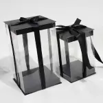 Caja acetato moño pño negra RG503