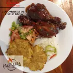 ALMUERZO: CON COLOMBINAS POLLO BBQ