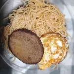 1 ovo e 1 hambúrguer