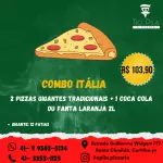 2 Pizzas gigantes + REFRI 2L