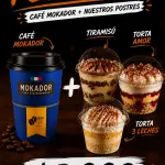 Cafe Mediano + Postre