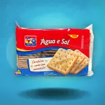 🫓 Biscoito Cream Cracker Água e sal