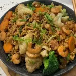 Yakissoba de camarão