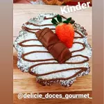Cestinha recheada Kinder
