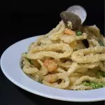 Chicharrón de mariscos.