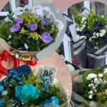Buquê de 80 rosas coloridas