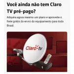 Claro TV pré pago KIT completo