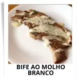 Bife ao Molho Branco