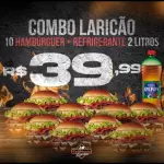 Combo LARICÃO    10  BURGUER + 2L