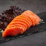sashimis salmão 10 peças