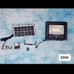 🌟FOCO LED 30w. +  PANEL SOLAR🌟