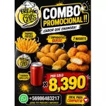 PAPAS F+NUGGETS+EMPANADAS+BEBIDA MIN