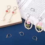 Pendientes para aretes color plata