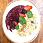 Smooth Berry Bowl