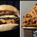Hamburguesa + helado