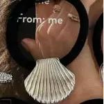 Metal Hair concha de mar plateado(copy)