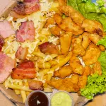 Filé de Frango Empanado + Fritas
