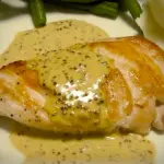 POLLO A LA MOSTAZA + GUARNICIÓN