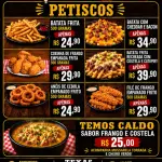 Batata frita costela e catupiry