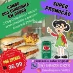 Combo- Dog Chiquinha em dobro