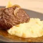 Bistec con puré