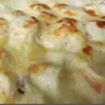 Gratinado de frango c palmito