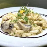 Mushroom truffle rissotto