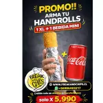PROMO 1 ARMA HANDROLLS XL+BEBID MINI