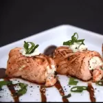 Niguiri maçaricado e cream ch.- 6 un