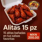 Alitas 15 pz