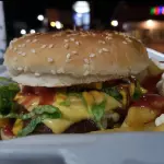 Hamburguesa Con Papas