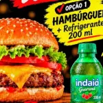 X Hamburguer + Refrigente 200 ml