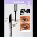 SHEGLAM Lápiz y gel de cejas duo